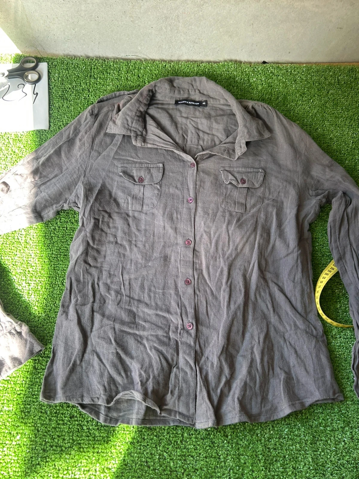 Camisa lisa negra Monoprix autreton – photo 2